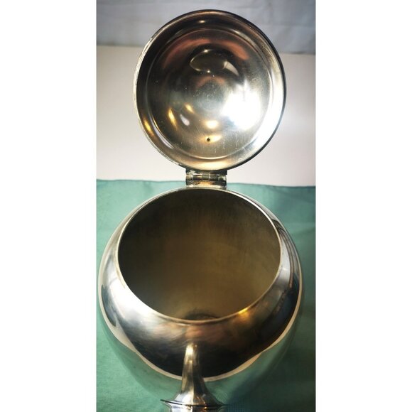 Coffee/Tea Pot Vintage Wm. A. Rogers Silver Plated Made in Canada SP Brass - Picture 6 of 9